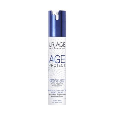 Uriage naktinis kremas AGE PROTECT MULTI-ACTION DETOX, 40 ml