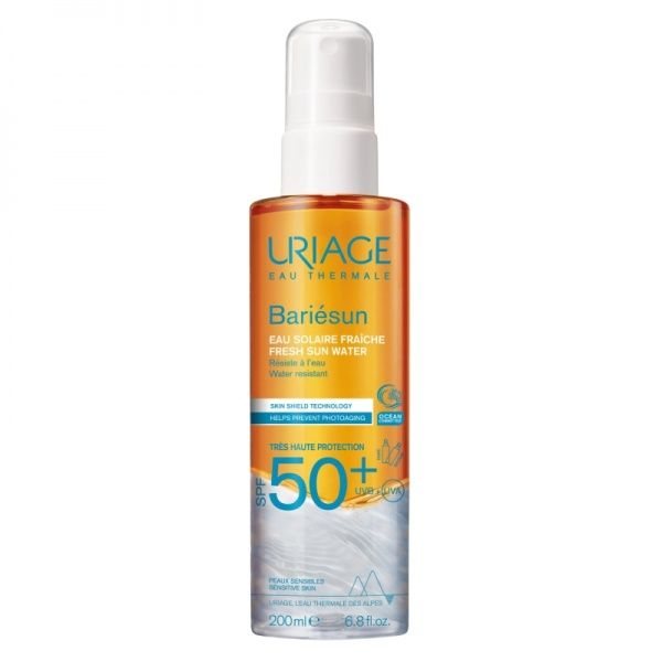 URIAGE plaukų ir kūno purškalas BARIESUN SUN WATER, SPF50+, 200 ml