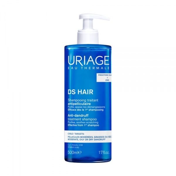 URIAGE šampūnas nuo pleiskanų DS HAIR, 500 ml