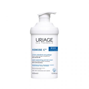 Uriage universalus minkštinamasis kremas su dozatoriumi XEMOSE, 400 ml