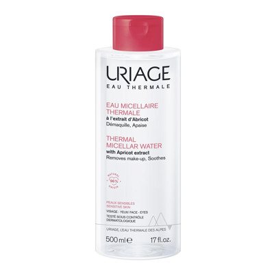 URIAGE, valomasis micelinis vanduo jautriai veido odai, 500 ml