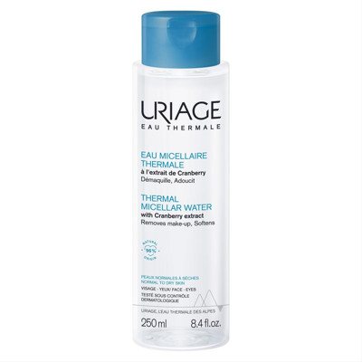 URIAGE, valomasis micelinis vanduo, normaliai/sausai odai, 250 ml