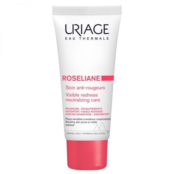 URIAGE veido kremas jautriai, linkusiai raudonuoti odai ROSELIANE, 40 ml