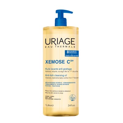 URIAGE XEMOSE C8+ HUILE, aliejinis prausiklis, veidui ir kūnui, 1 vnt., 1 l