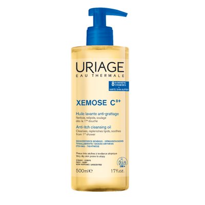 URIAGE XEMOSE C8+ HUILE, aliejinis prausiklis, veidui ir kūnui, 1 vnt., 500 ml