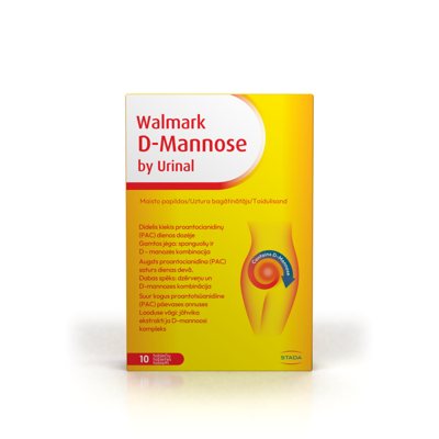 URINAL AKUT D-MANNOSE, 10 tablečių