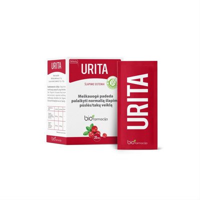 URITA, milteliai, 20 paketėlių