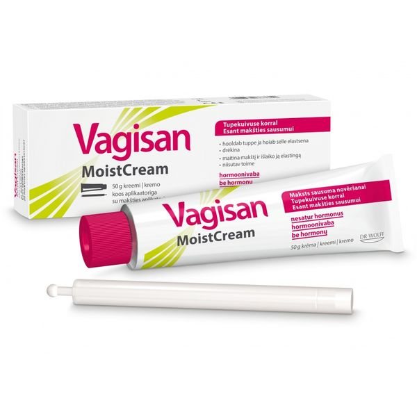 VAGISAN drėkinantis makšties kremas su aplikatoriumi, 50 g