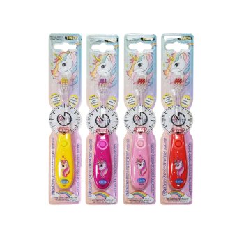 Vaikiškas dantų šepetėlis Unicorn TWINKLERS, su laikmačiu ir šviesele, 3-., 1 vnt, 1 vnt., 6 m