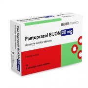 Vaistai nuo rūgšties PANTOPRAZOL BIJON 20 mg, 7 tab.