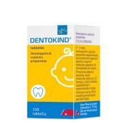 Vaistas dantų dygimui lengvinti DENTOKIND, 150 tablečių
