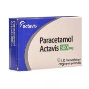 Vaistas mažinantis skausmą, karščiavimą PARACETAMOL ACTAVIS 500 mg, 20 vnt