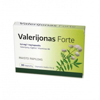 VALERIJONAS FORTE, 75mg/1mg, 30 tablečių