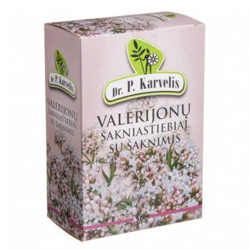 VALERIJONŲ šakniastiebių su šaknimis arbata, 50 g