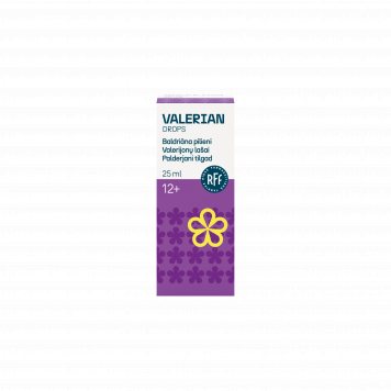 VALERIJONŲ tinktūra skystis, 25 ml
