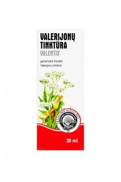 VALERIJONŲ Tinktūra Valentis (1:5) geriamasis tirpalas N1, 30 ml