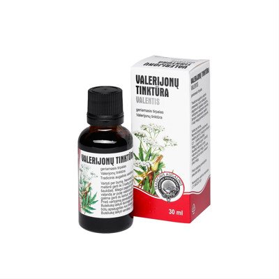 VALERIJONŲ TINKTŪRA VALENTIS, geriamasis tirpalas, 30 ml