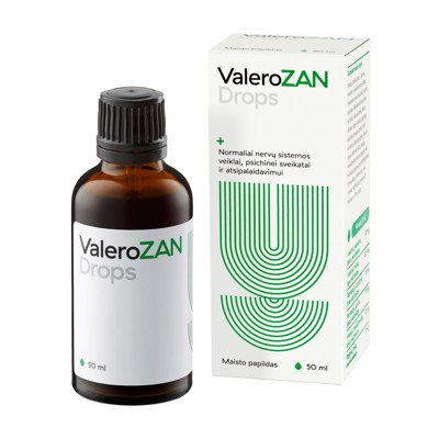 VALEROZAN DROPS, geriamieji lašai, 50 ml