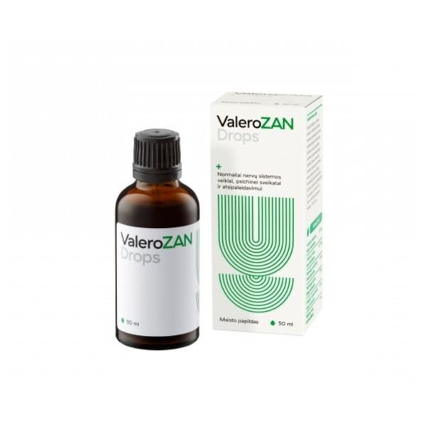 VALEROZAN maisto papildas DROPS, 50 ml