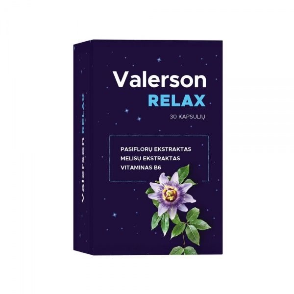 VALERSON maisto papildas RELAX, 30 kaps.