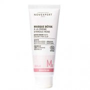 Valomoji veido kaukė su rožiniu moliu ir magniu NOVEXPERT DETOX, 75 ml