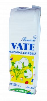 VATA medicininė chirurginė nesterili Zig-Zag Premium, 200 g