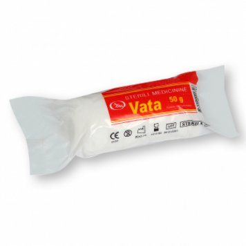 VATA medicininė chirurginė sterili, 50 g