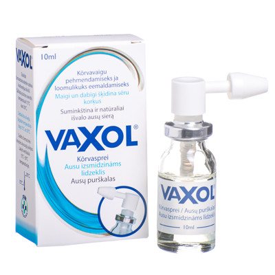 VAXOL, purškalas į ausį, 10 ml