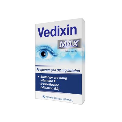 VEDIXIN MAX plėvele dengtos tabletės N30