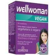 Vegetarėms ir veganėms WELLWOMAN VEGAN, 60 tab.
