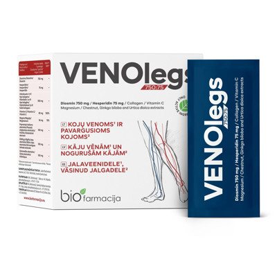 VENOLEGS 750:75, milteliai, 28 paketėliai