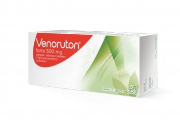VENORUTON Forte 500 mg tabletės N30