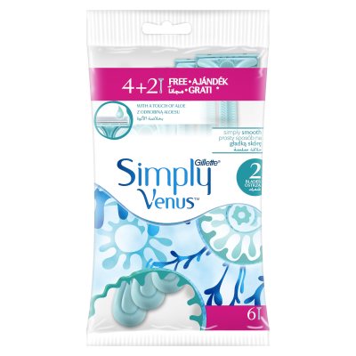 VENUS Simply 2 vienkartiniai skustuvai, N6