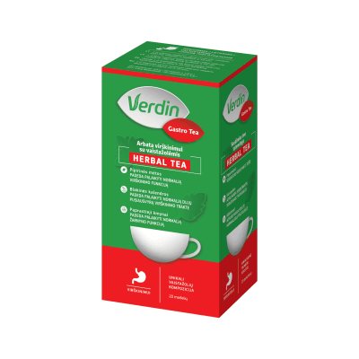 Verdin Gastro arbata HERBAL N20