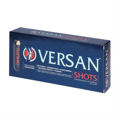 VERSAN SHOTS, 200 ml (20 geriamų dozių sąnariams po ), 10 ml