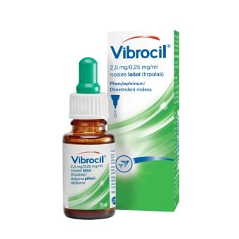Vibrocil, nosies lašai, tirpalas, N1, 15 ml