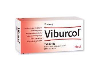VIBURCOL žvakutės N12