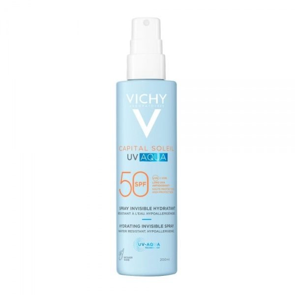 VICHY apsauginis veido ir kūno purškiklis CAPITAL SOLEIL, SPF50, 200 ml
