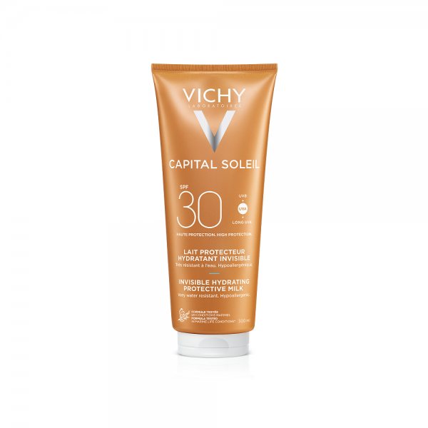 VICHY gaivus apsauginis veido ir kūno pienelis CAPITAL SOLEIL, SPF30, 300 ml