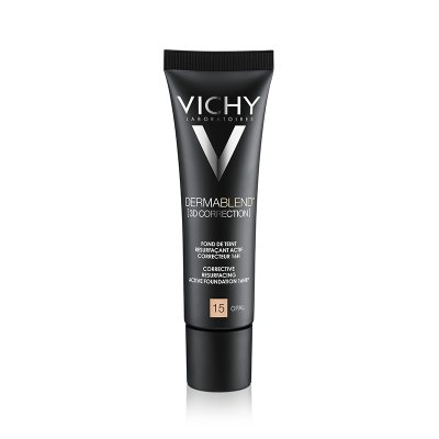VICHY koreguojamasis makiažo pagrindas DERMABLEND 3D, Nr. 15, SPF 25, 30 ml
