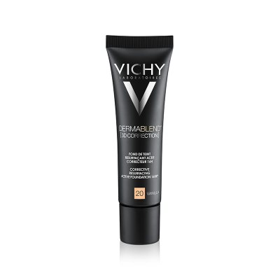 VICHY koreguojamasis makiažo pagrindas DERMABLEND 3D, Nr. 20, SPF 25, 30 ml