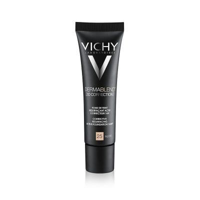 VICHY koreguojamasis makiažo pagrindas DERMABLEND 3D, Nr. 25, SPF 25, 30 ml