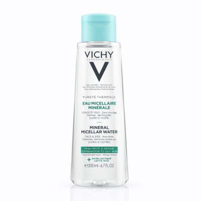 Vichy micelinis vanduo mišriai ir riebiai odai Purete Thermale, 200 ml