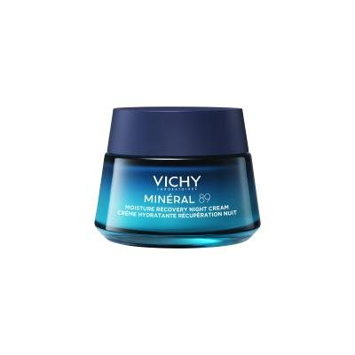 VICHY MINERAL 89 DRĖKINAMASIS ATKURIAMASIS NAKTINIS KREMAS SU MELATONINU, 50 ml