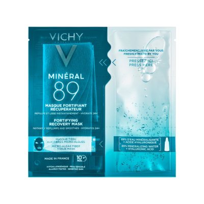VICHY MINERAL 89 stiprinamoji atkuriamoji lakštinė kaukė N1