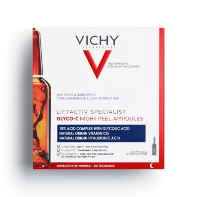 VICHY naktinės veido ampulės LIFTACTIV GLYCO-C, N30, 2 ml