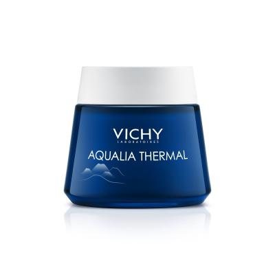 VICHY AQUALIA THERMAL NIGHT SPA, naktinis veido kremas-kaukė, 75 ml