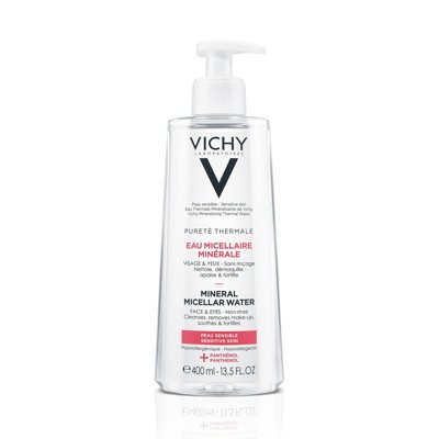 VICHY PURETE THERMALE MINERAL, micelinis vanduo jautriai odai, 400 ml
