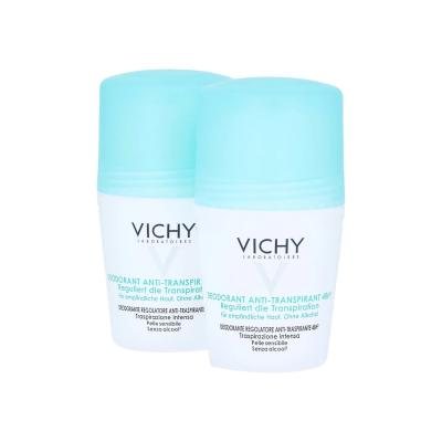 VICHY rutulinių dezodorantų antiperspirantų rinkinys 48 H, N2, 50 ml