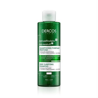 VICHY DERCOS K, šampūnas nuo pleiskanų, 250 ml